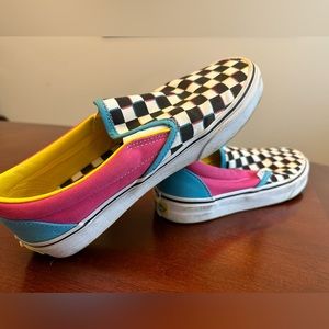 Vans original checkerboard slides